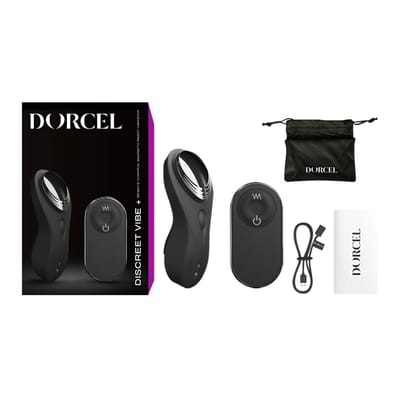 Dorcel - Discreet VIBE + Panty Vibrator Met Afstandsbediening- Zwart