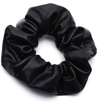 Kraagjeskopen.nl Scrunchie LEDER Haarwokkel Haarelastiek - 1 stuk Scrunchies