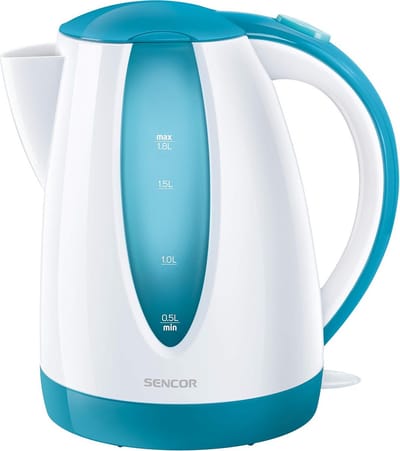 Waterkoker 1.8 Liter Wit met Kalkfilter en Veiligheidssysteem