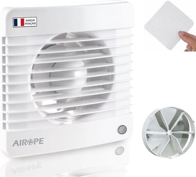 Stil Ventilatiesysteem 100mm met Timer en Terugslagklep