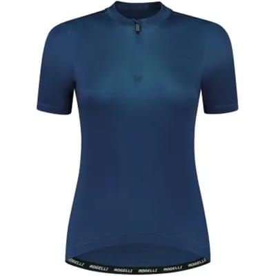Rogelli Core Fietsshirt Dames - Korte Mouwen - Wielrenshirt - Blauw - Maat L