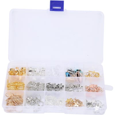 Anneaux pour Tresses de Cheveux Perles pour Dreadlocks Anneaux pour Cheveux Boucles d'Oreilles à Clip Pendentifs pour Cheveux Ensemble de Décoration white