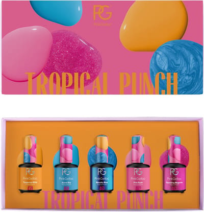 Pink Gellac Tropical Punch Set Collection Box - Gellak Set van 5 x 15 ml Kleuren Gellak - Gel Nagellak - Gel Lak
