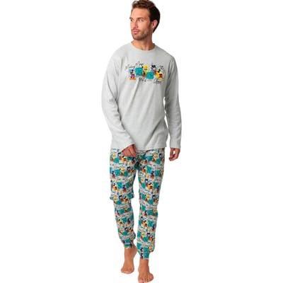 Trainingspak Admas Pyjama broek top lange mouwen Origineel Mickey Disney