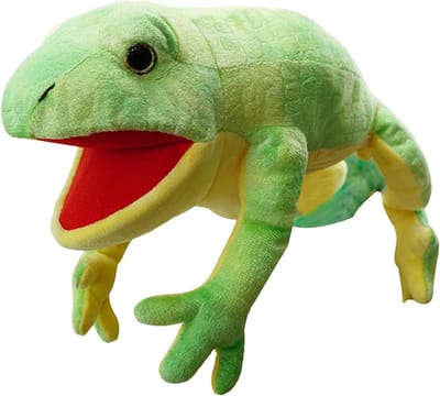 Dinosaurus Handpop - Pluche Dier - Fantasie Spelen - Zacht PP Katoen Vulling - 50 cm