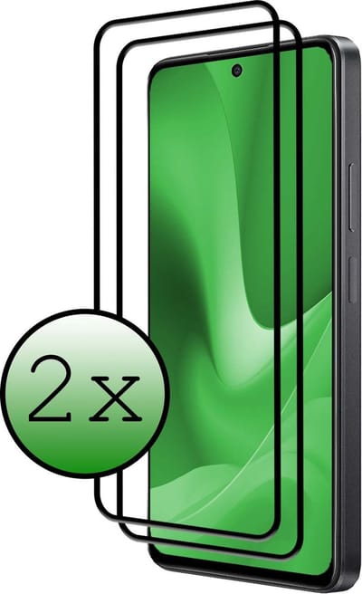 Screenprotector - 2 Stuks Geschikt voor OPPO A79 - Full Cover - Beschermglas - Gehard Glas - Tempered Glass - Screen Protector