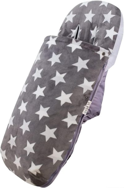 Universele Voetenzak - Kinderwagen Accessoire - Comfortabel Reizen - Hypoallergeen Fleece - 42x100 cm - Nordic Scandi