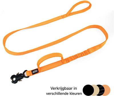 Always Prepared Pro Hondenriem - Elastisch - 180 cm - Oranje