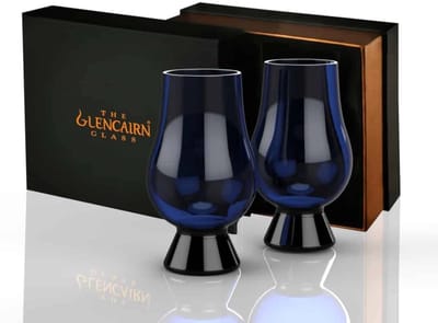 Whiskyglazen Blauw 2 stuks - Blind Tasting - Geschenkverpakking - Glencairn Crystal Scotland