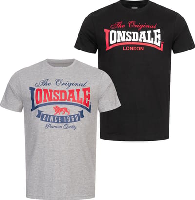 Lonsdale T-Shirt Gearach T-Shirt regular fit double pack