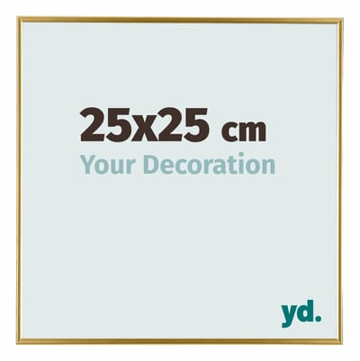 Your Decoration - Fotolijst 25x25 cm - Kunststof - Goud - Evry