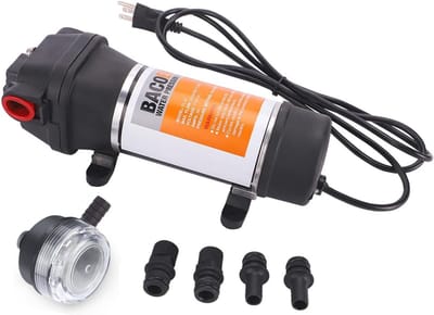 Zelfaanzuigende Druckwasserpumpe 40 PSI - 17 L/min Membranpomp met Hoogwaardige Drukschakelaar