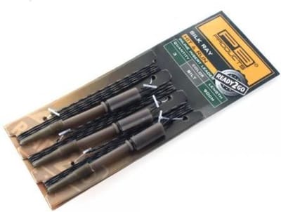 PB Products - Ready2Go Silk Ray Hit & Run Inline Leader 90 cm - 3 stuks - Weed