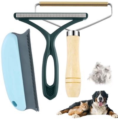 Dailygoods - Pluisscheerapparaat - Dierenhaarverwijderaar - Compact en draagbaar - Zwart - Kledingborstel - Voor tapijt en bank - Geschikt voor matras