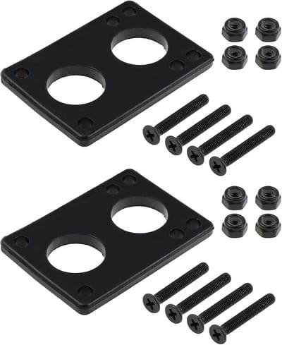 10 Stuks 6 mm Afdichting Skateboard Longboard Riserpads - Skate Accessoires voor Schokdemping en Bescherming