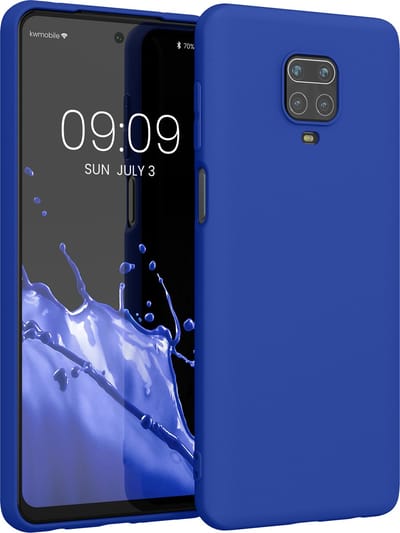 kwmobile telefoonhoesje geschikt voor Xiaomi Redmi Note 9S / 9 Pro / 9 Pro Max - Hoesje voor smartphone - Back cover in Baltisch blauw