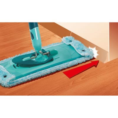Leifheit Clean Twist M / Combi Clean M - vloerwisser vervangingsdoek met drukknoppen – Static Plus – 33 cm