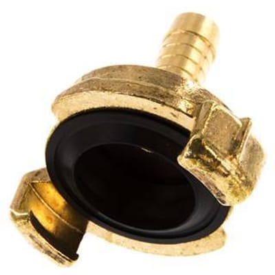 10 mm Slangpilaar Messing GEKA Tuinslangkoppeling [2 Stuks]