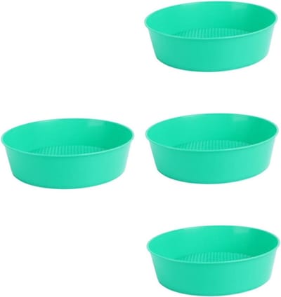 Tuingaasscherm - Zeefpan Bodem - Grond Verfijnen - Fijnmazig Ontwerp - 20.5 cm - Groen