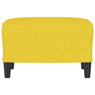 vidaXL Voetenbank 60x50x41 cm stof geel