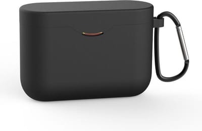 KELERINO. Siliconen Case geschikt voor Sony WF-1000XM3 - Beschermhoesje - Zwart
