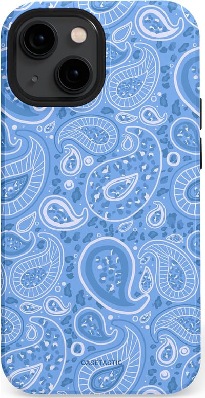 Casetastic Hoesje Geschikt voor Apple iPhone 13 Mini Magsafe - Stijlvolle Beschermende Duo-layer Case - Paisley verleiding
