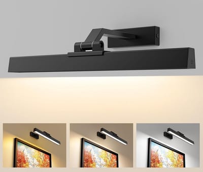 Draadloze Fotolamp - Beeldverlichting LED - Binnen Decoratie - Oplaadbaar Met Timer - 40 cm Lengte - Zwart