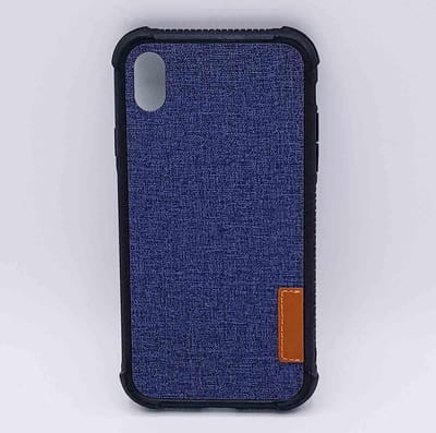 Geschikt voor IPhone XR – hoes, cover – TPU – Jeanslook – blauw