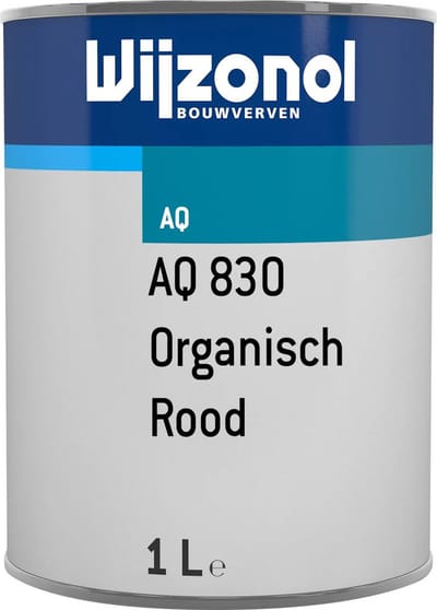 Wijzonol AQ-pasta 830 organisch rood 1 liter