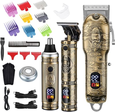 Haartrimmer Set - Grooming Kit - Thuis Knippen - LCD Display - 180 Min Gebruik