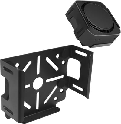 VESA Beugel Geschikt voor Mac Mini M4/Mac Mini M4 Pro, Onder Bureau/Wand Bevestiging, Warmteafvoer en Krastbestendig Ontwerp