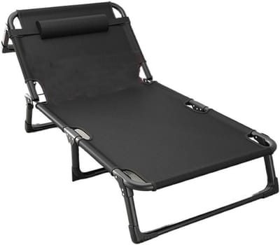 Opklapbed - Vouwbed Logeerbed - Ruimte Besparen - Compact Opvouwbaar - Klein - Zwart
