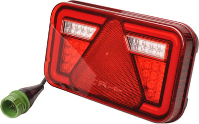 Achterlicht - Aspock MultiLED 4 - rechts - 241x141x71 mm - 7 polige ASS2 stekker - waterdicht