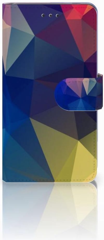 Nokia 7 Book Case Polygon Dark