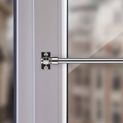 Uitschuifbare Gordijnroede voor Lichte Gordijnen, 50-225 cm