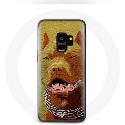 Hoesje voor Samsung Galaxy S9 Amerikaanse Pit Bull Terrier
