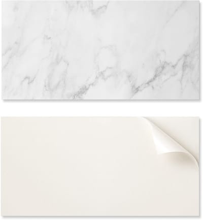 Zelfklevend vinylpaneel met print, 100x50 cm, marmerpatroon.