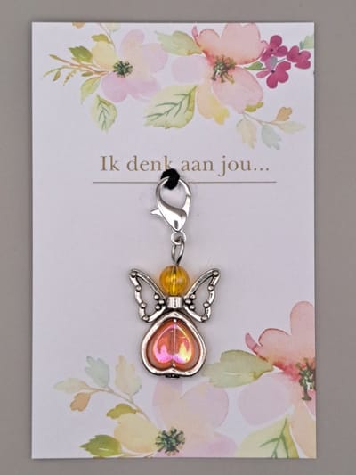 Geluksengeltje - Engel - Engeltje - Wenskaart - Gelukspoppetje - Pockethug - Pocket hug - Troostkaartje - een Engeltje voor jou - Geluksengel, Guardian Angel - Beschermengel