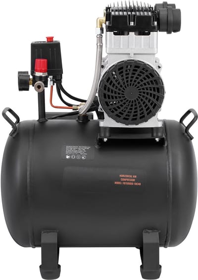 40L luchtcompressor 125PSI stille compressor 1,25 kW voor perslucht