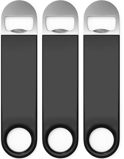 EXCITAT Flessenopener - Set van 3 - Metaal - Duurzaam - Bartender Bierflesopener - 18cm