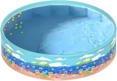 Opvouwbaar Zwembad - Kinderbadje Buitenbad - Waterpret Thuis - Niet-opblaasbaar Ontwerp - 90-160cm Breed - Veelkleurig