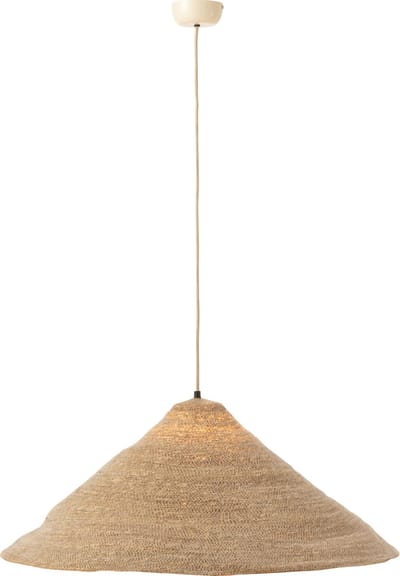 J-Line hanglamp Hoed Moonj - gras - naturel - large