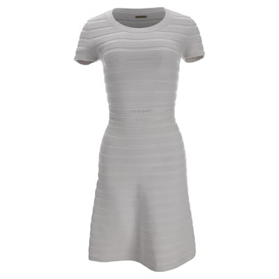 Michael Michael Kors bandagejurk tot op de knie in witte viscose
