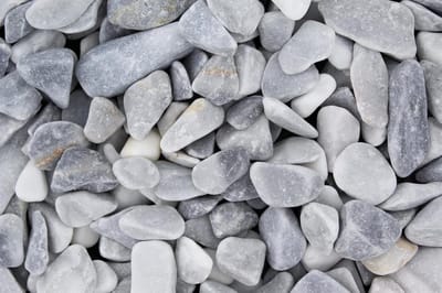 Tuingrind Korrel - Decoratiegrind Vijvergrind - Tuin Decoratie - Slijtvast Duurzaam - 1 kg 7-15 mm - Ice Blue