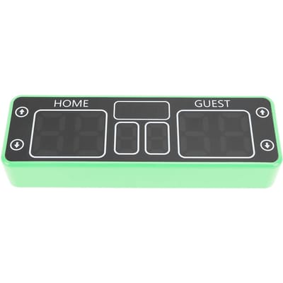 Tableau de score numérique alimenté par batterie Tableau de score LED Tableau de score électronique Gardien de score 2000 mAh pour jeux intérieurs et extérieurs vert