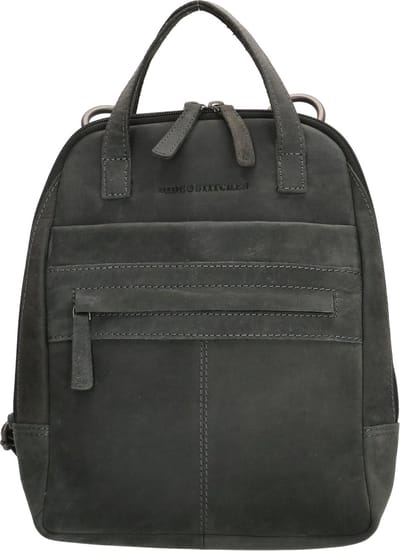 Hide & Stitches Idaho Shopper - 100% Leer - Zwart