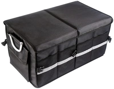 Dailygoods- Kofferbaktas Waterdicht - Auto Organizer - Opvouwbaar - Antislip - Aluminium Handgrepen - Royale Opbergruimte
