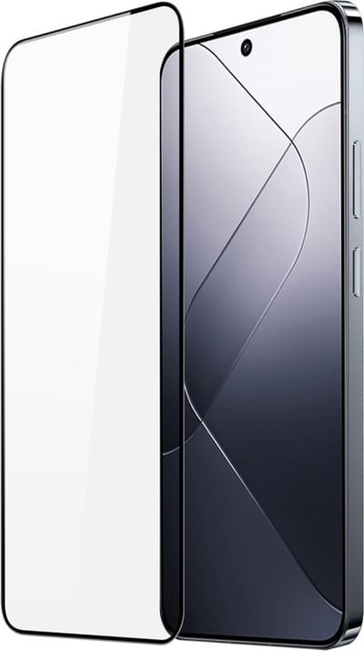 Dux Ducis Screen Protector - Geschikt voor Xiaomi 14 Screen Protector - Dux Ducis Full-Cover Tempered Glass - Zwart