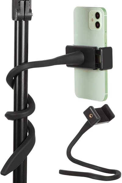 Dailygoods- Telefoonhouder Flexibel - Telefoonhouder Kinderwagen - Telefoonsteun Fiets - Mobiele Telefoonsteun - Draagbare Telefoonhouder - Metaallegering/Siliconen