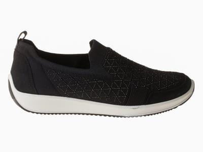Ara Zwart Mocassin Diamant maat 37